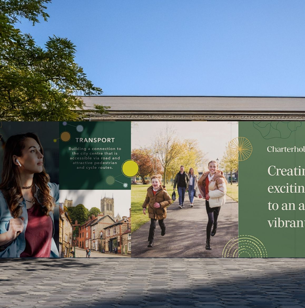 Charterholme Lincoln Housing Development Hoardings Design
