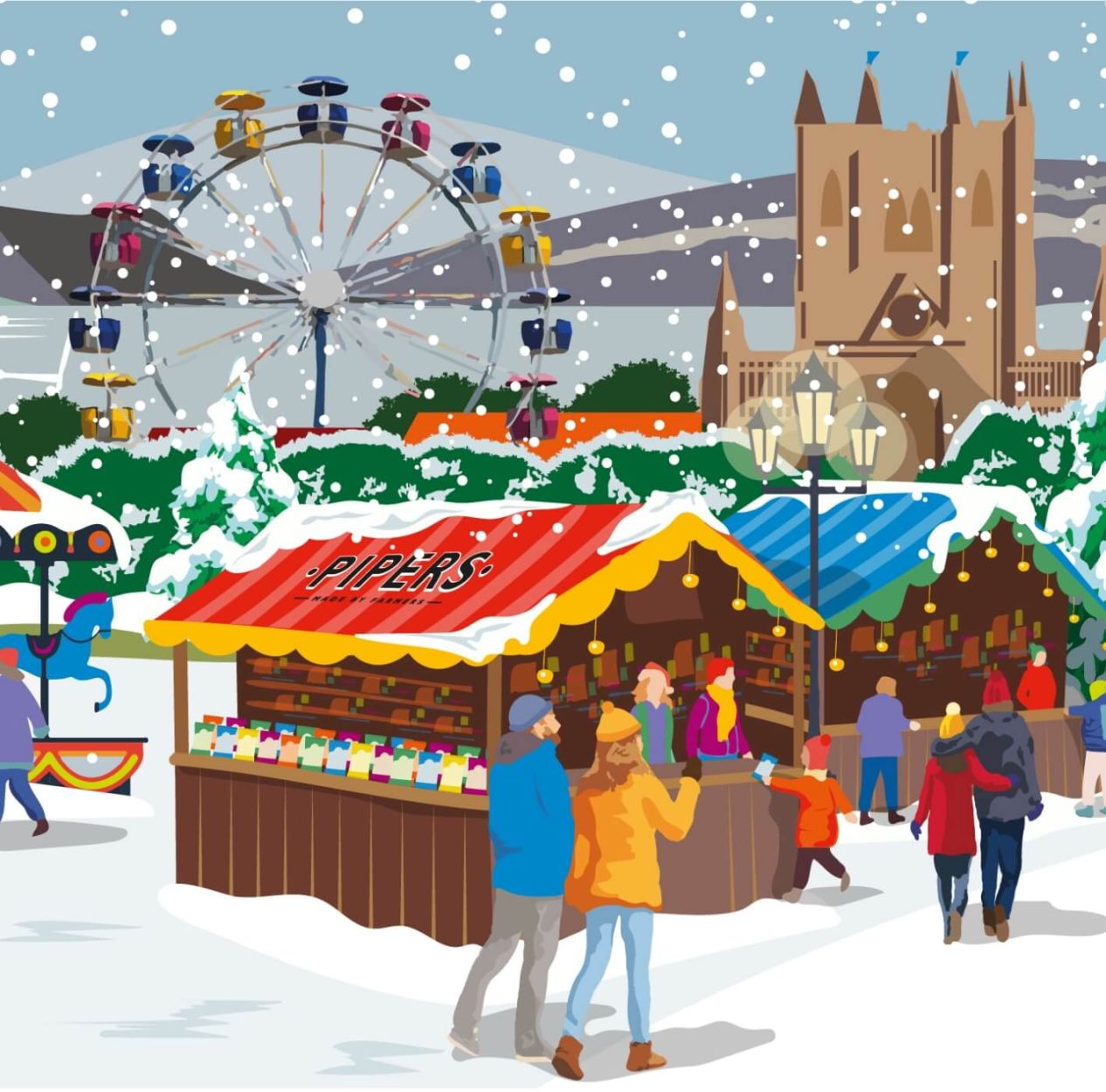 Pipers Advent Calendar design